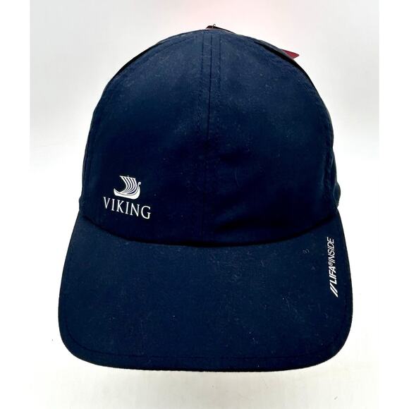 New HELLY HANSEN Navy Viking Yacht Cruises Hat Deck Crew Sailing Boat Baseball - Picture 4 of 12